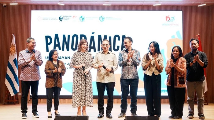 60 Tahun Hubungan RI-Uruguai, Menbud Resmikan Pameran Seni Panoramica
