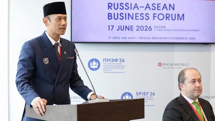 AHY Tawarkan Kerja Sama dengan Rusia di Bidang Maritim dan Perkeretaapian